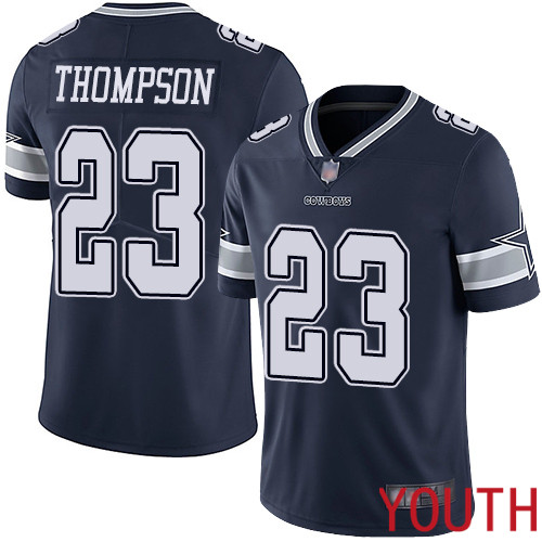 Youth Dallas Cowboys Limited Navy Blue Darian Thompson Home #23 Vapor Untouchable NFL Jersey->youth nfl jersey->Youth Jersey